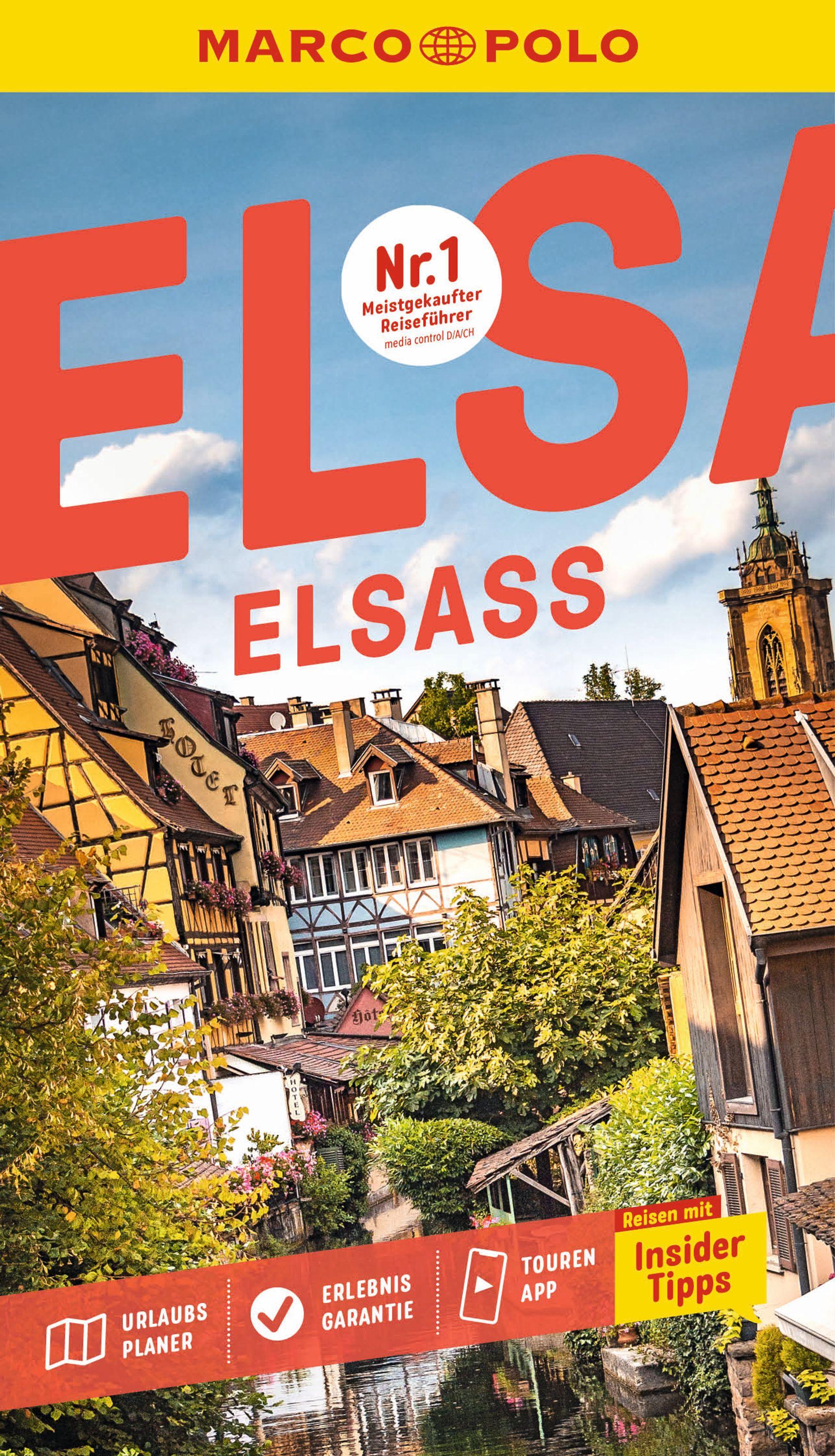 Vorderes Coverbild MARCO POLO Reiseführer Elsass