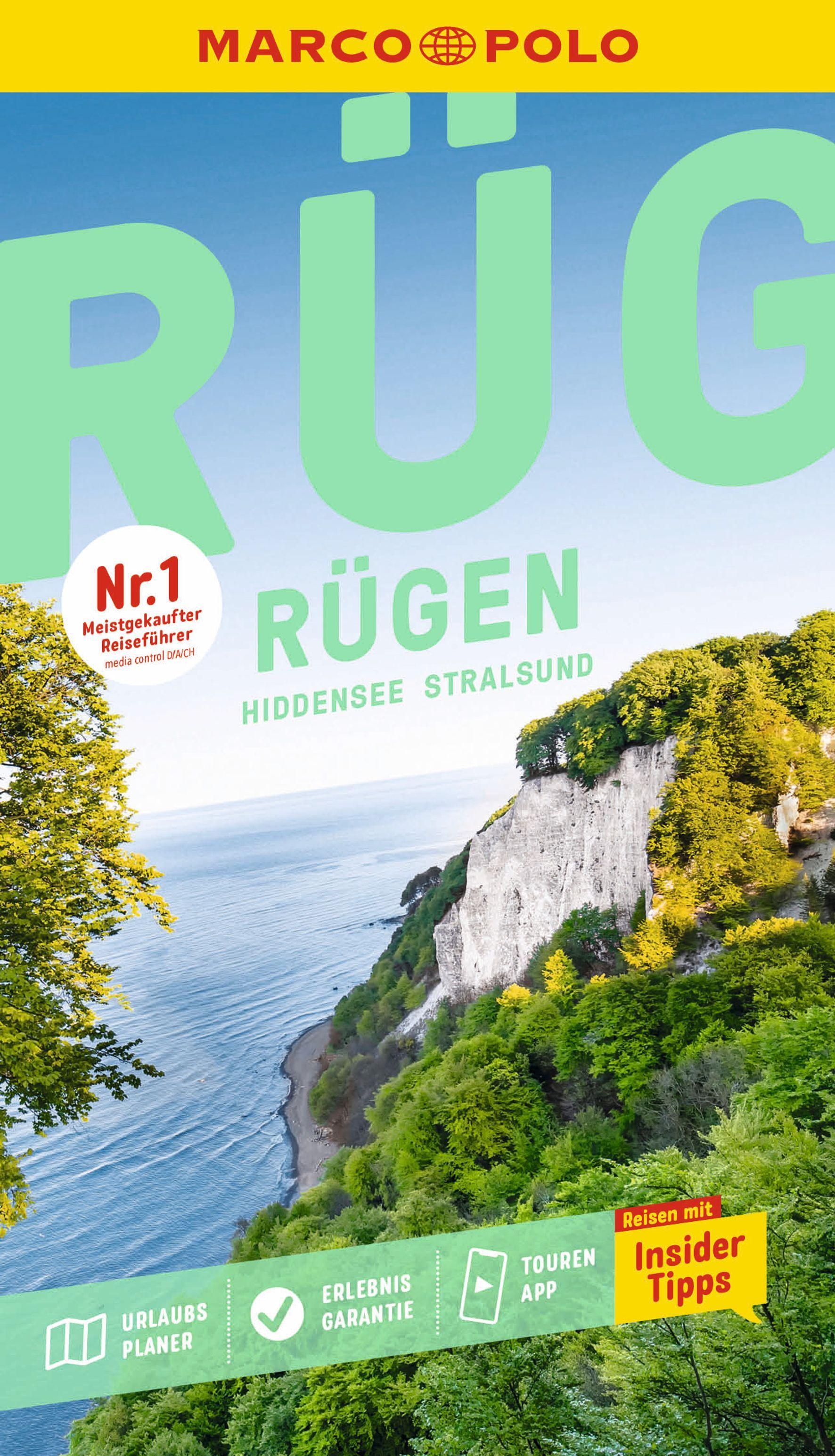 Vorderes Coverbild MARCO POLO Reiseführer Rügen, Hiddensee, Stralsund