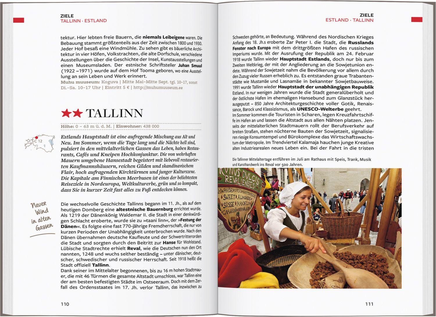 Beispielinhalt (Bild) Baedeker Reiseführer Baltikum