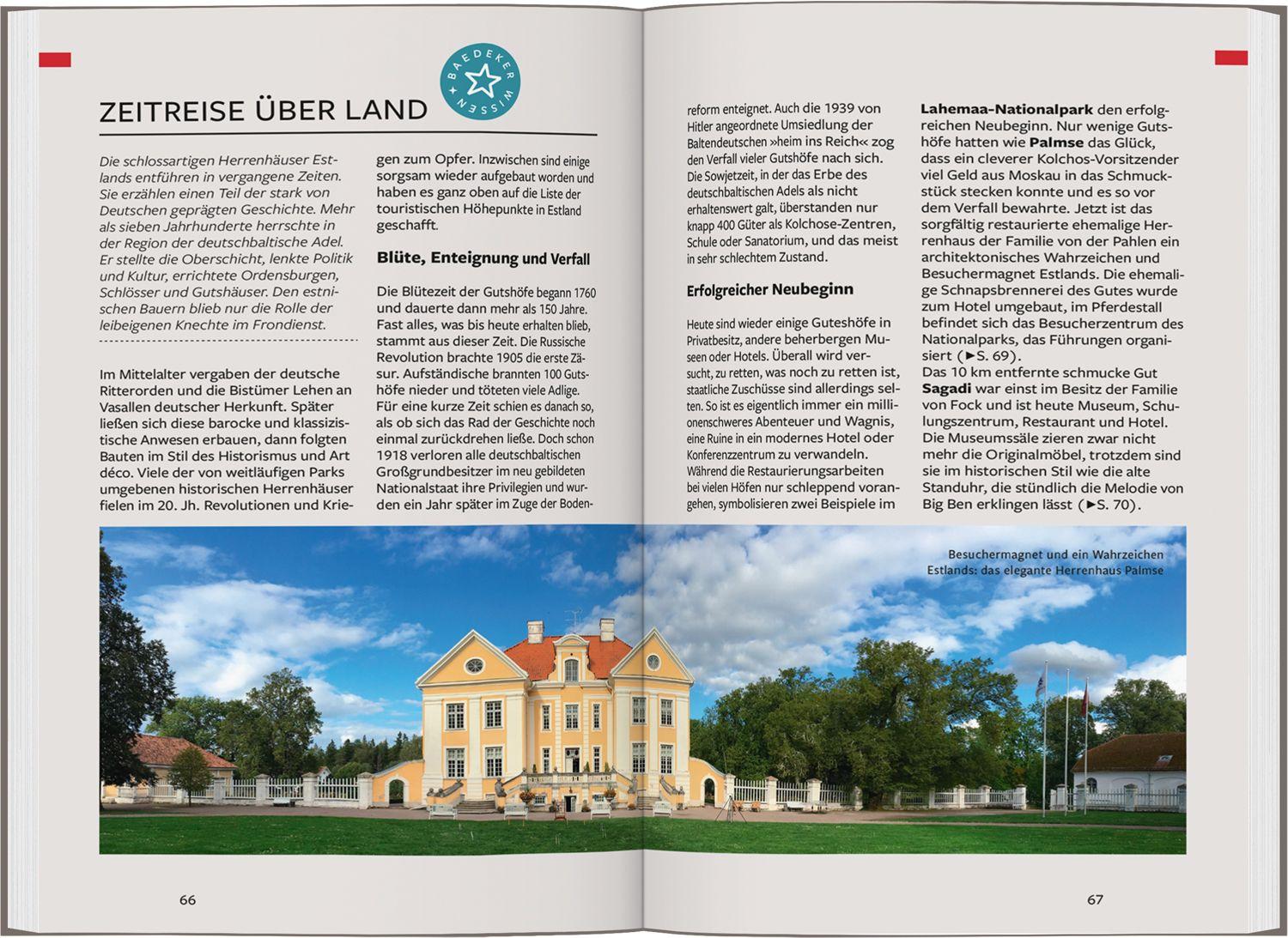 Beispielinhalt (Bild) Baedeker Reiseführer Baltikum