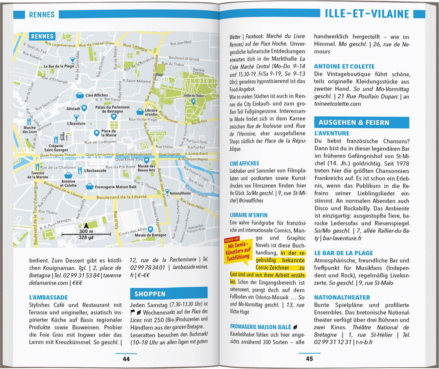 Beispielinhalt (Bild) MARCO POLO Reiseführer Bretagne