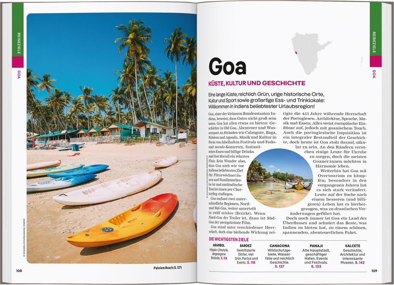 Beispielinhalt (Bild) LONELY PLANET Reiseführer Indien Süden & Kerala