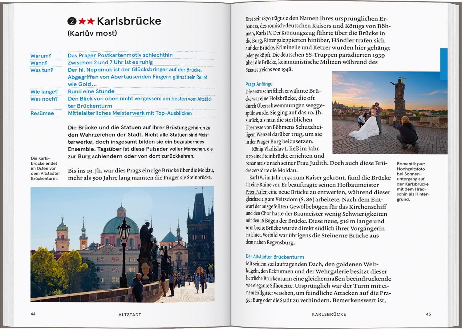 Beispielinhalt (Bild) Baedeker SMART Reiseführer Prag