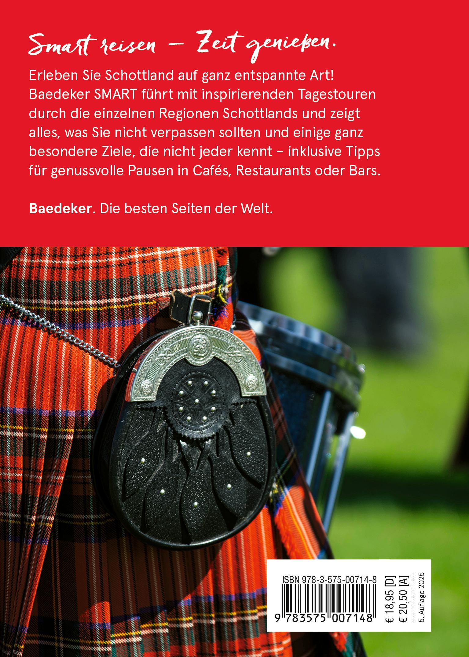 Rückseitencover Baedeker SMART Reiseführer Schottland