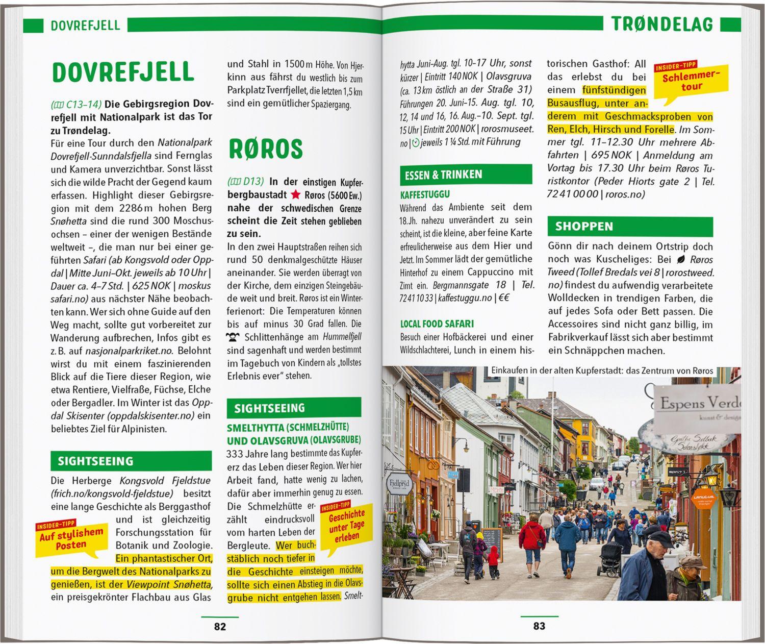 Beispielinhalt (Bild) MARCO POLO Reiseführer Norwegen