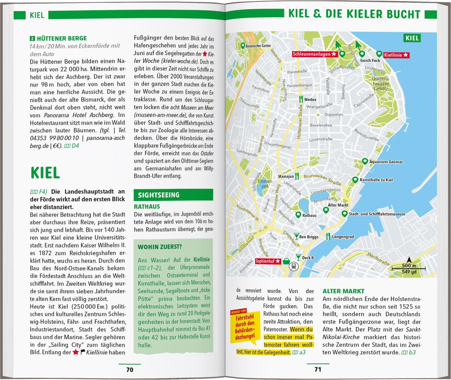 Beispielinhalt (Bild) MARCO POLO Reiseführer Ostseeküste, Schleswig-Holstein