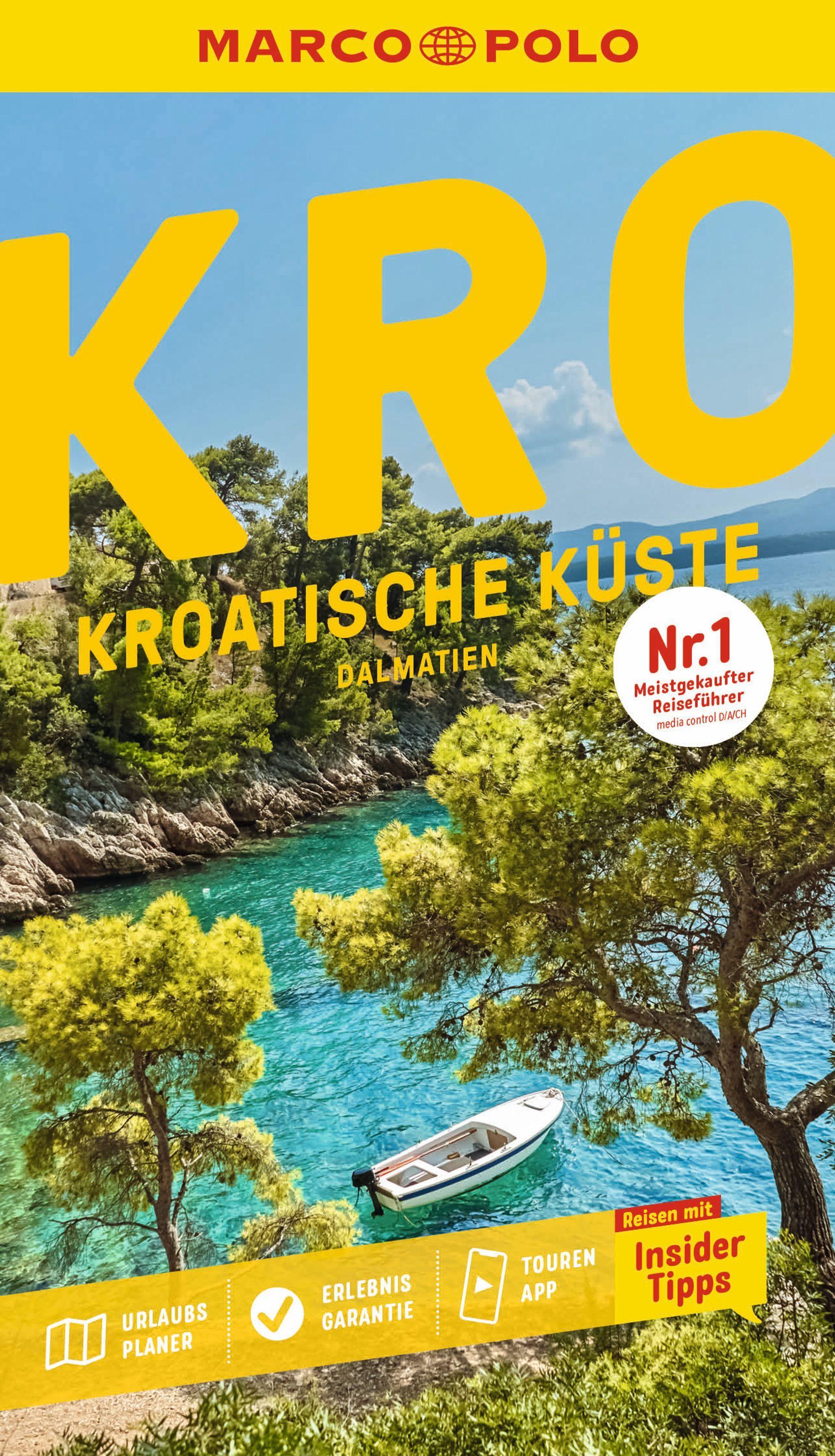 Vorderes Coverbild MARCO POLO Reiseführer Kroatische Küste Dalmatien