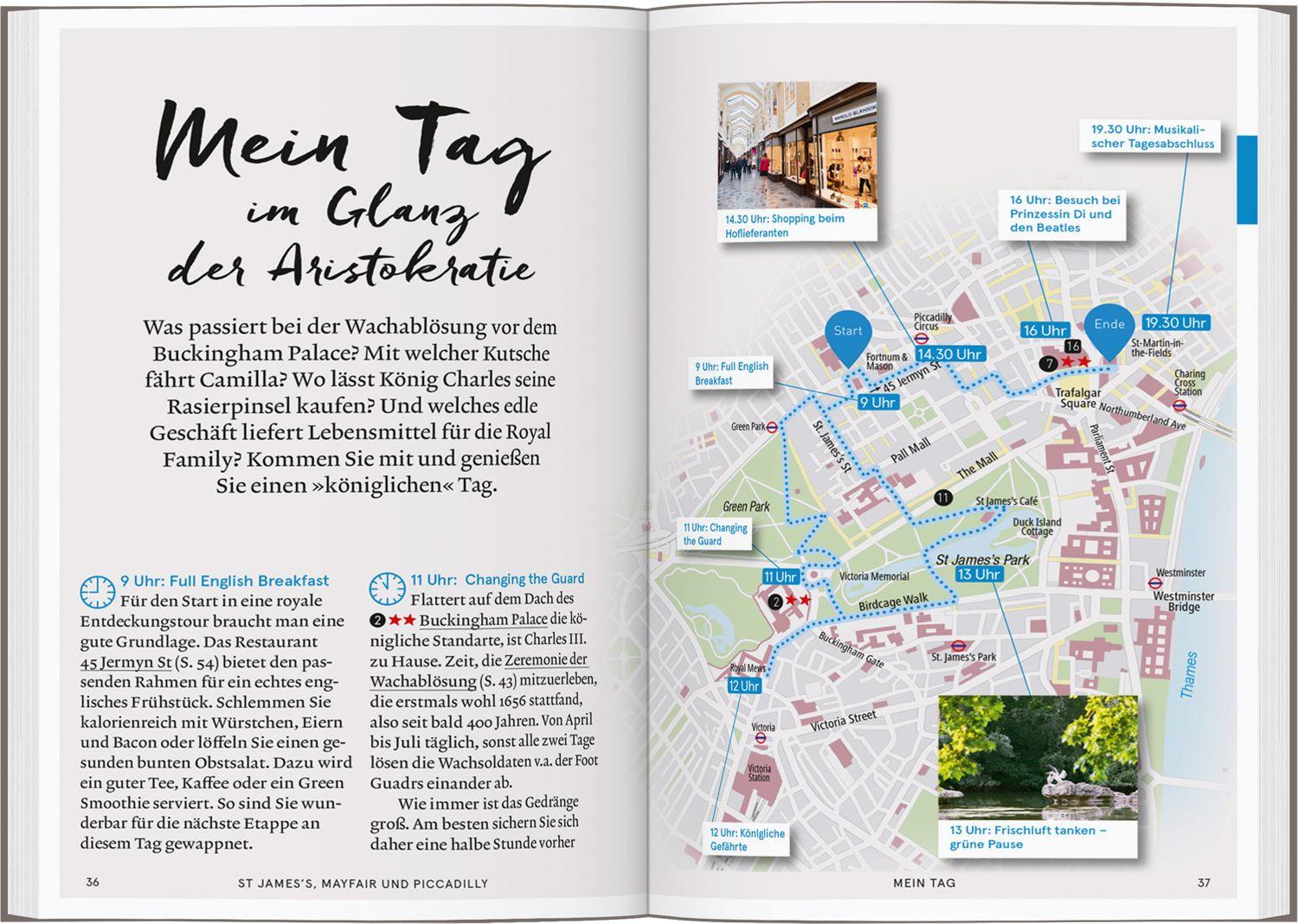 Beispielinhalt (Bild) Baedeker SMART Reiseführer London