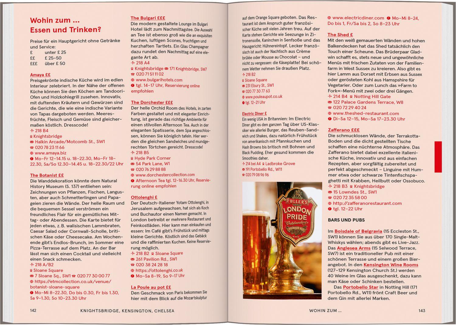 Beispielinhalt (Bild) Baedeker SMART Reiseführer London