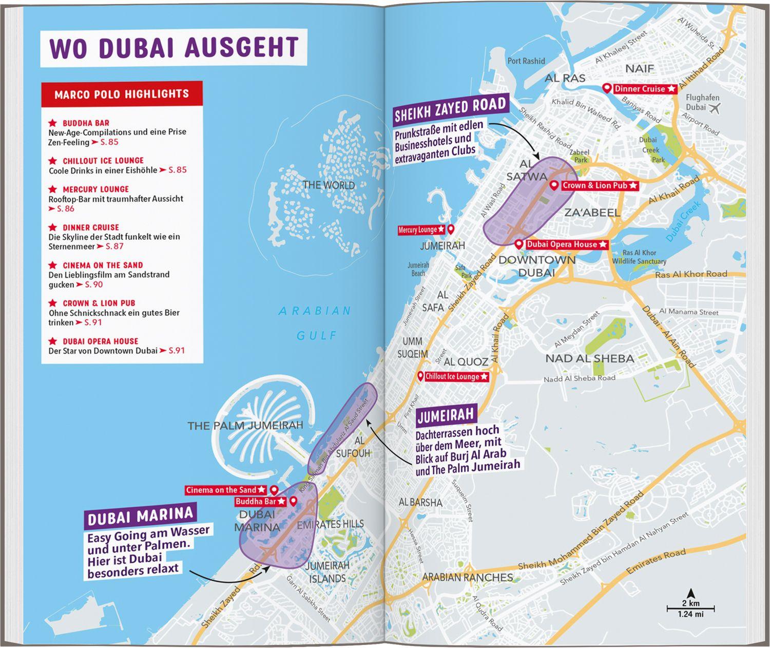 Beispielinhalt (Bild) MARCO POLO Reiseführer Dubai