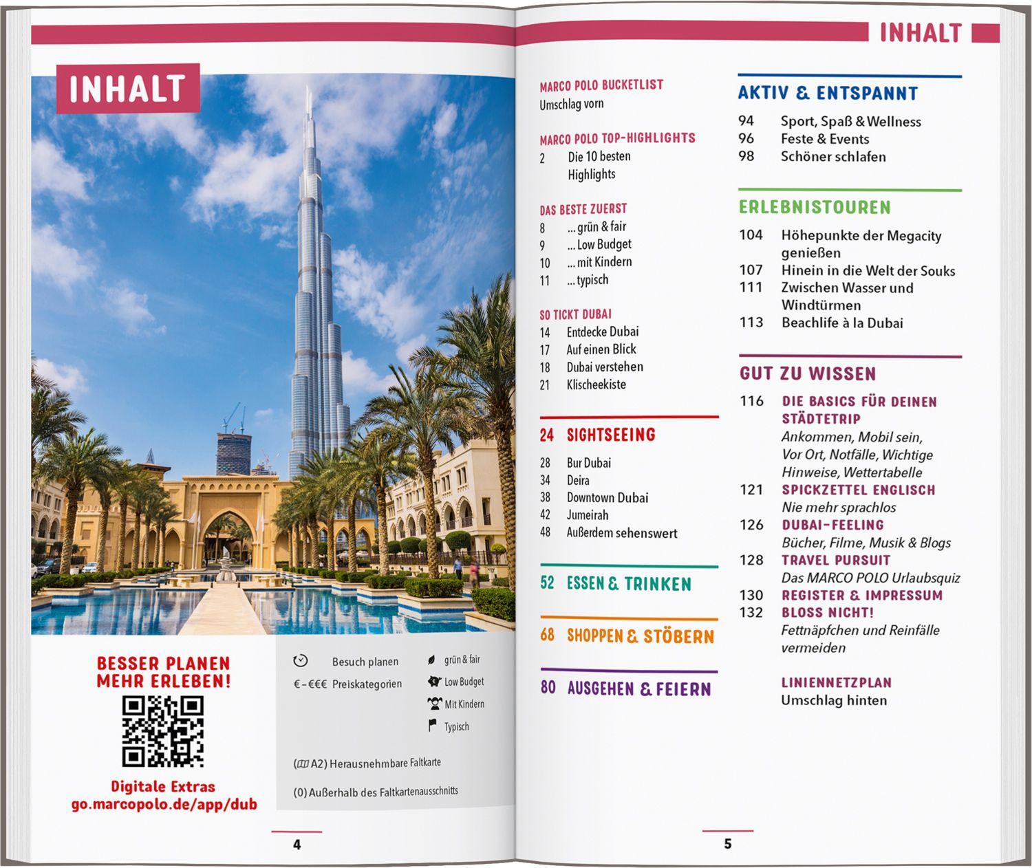 Beispielinhalt (Bild) MARCO POLO Reiseführer Dubai