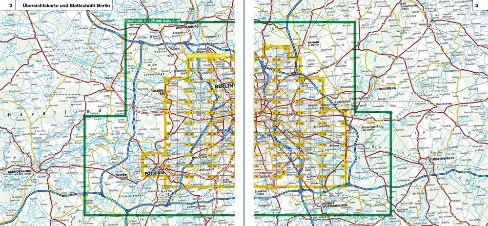 Beispielinhalt (Bild) ADAC Autofahreratlas Berlin 1:14.000
