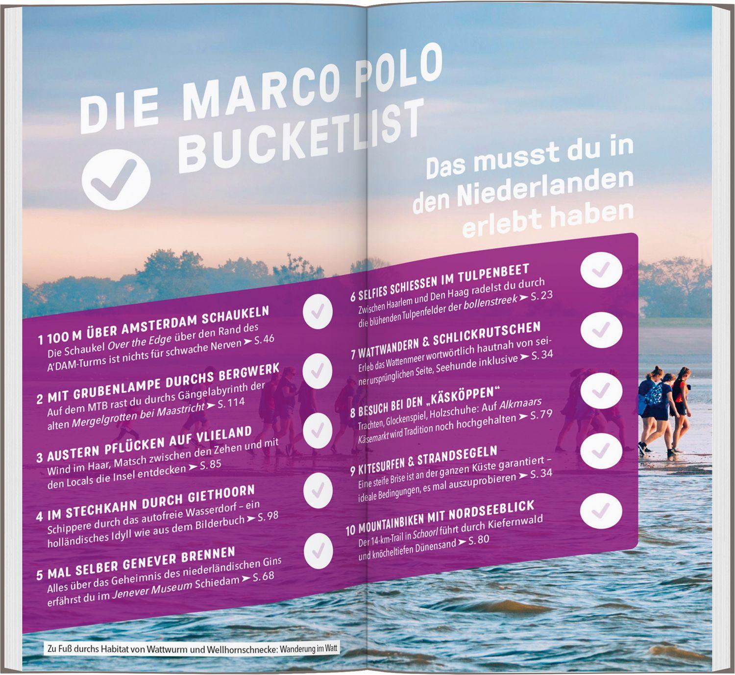 Beispielinhalt (Bild) MARCO POLO Reiseführer Niederlande