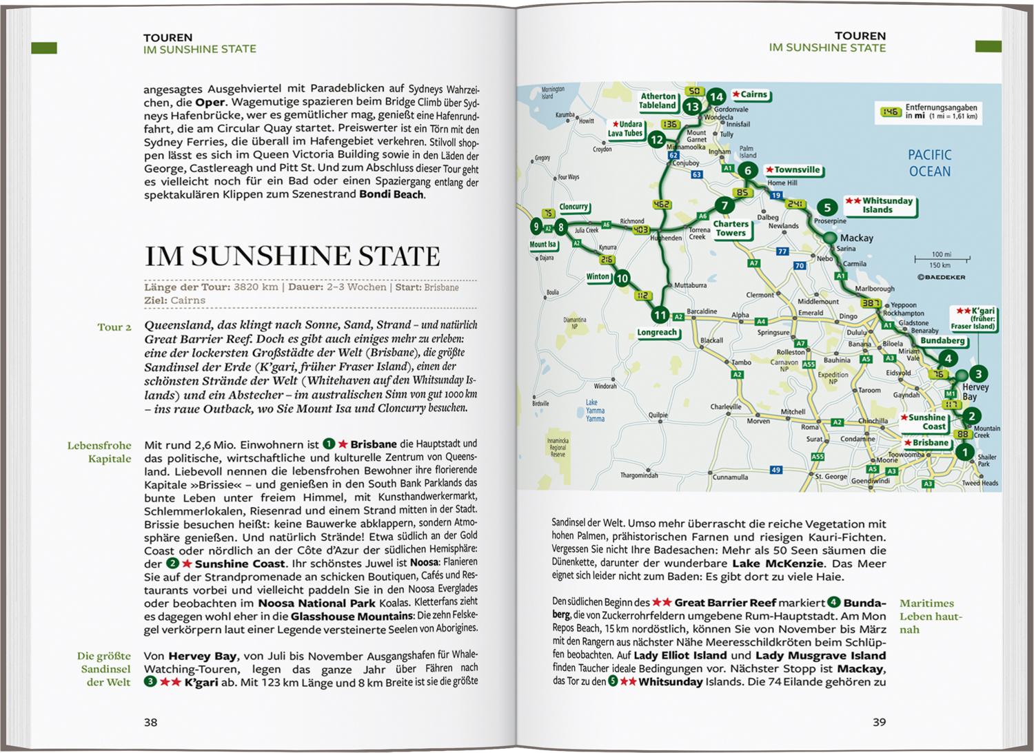Beispielinhalt (Bild) Baedeker Reiseführer Australien