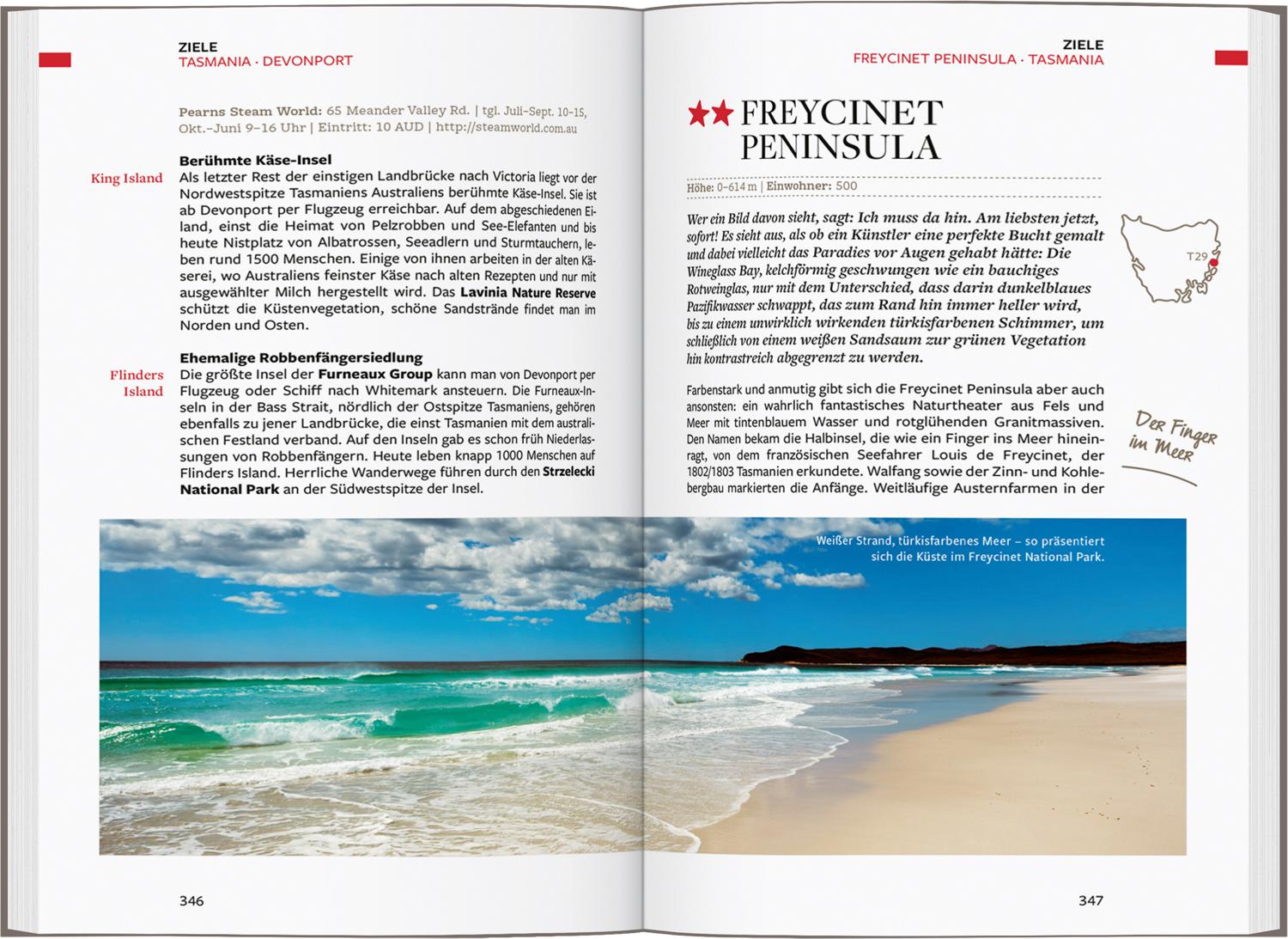 Beispielinhalt (Bild) Baedeker Reiseführer Australien
