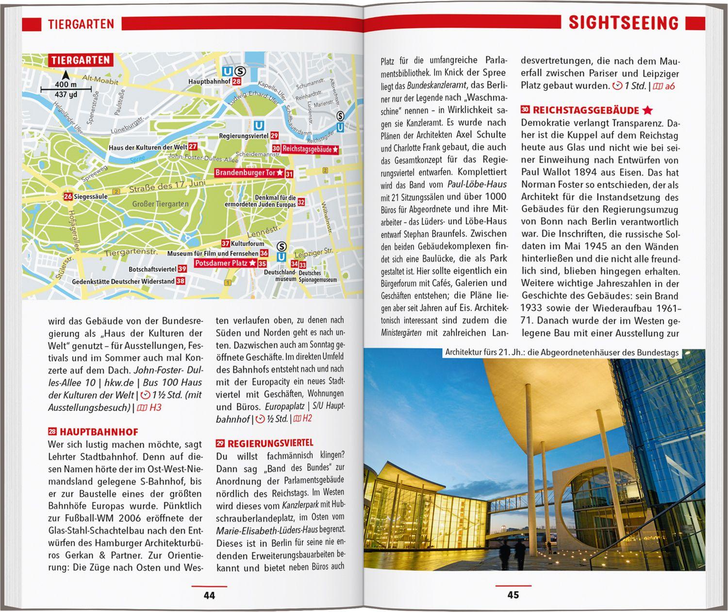 Beispielinhalt (Bild) MARCO POLO Reiseführer Berlin