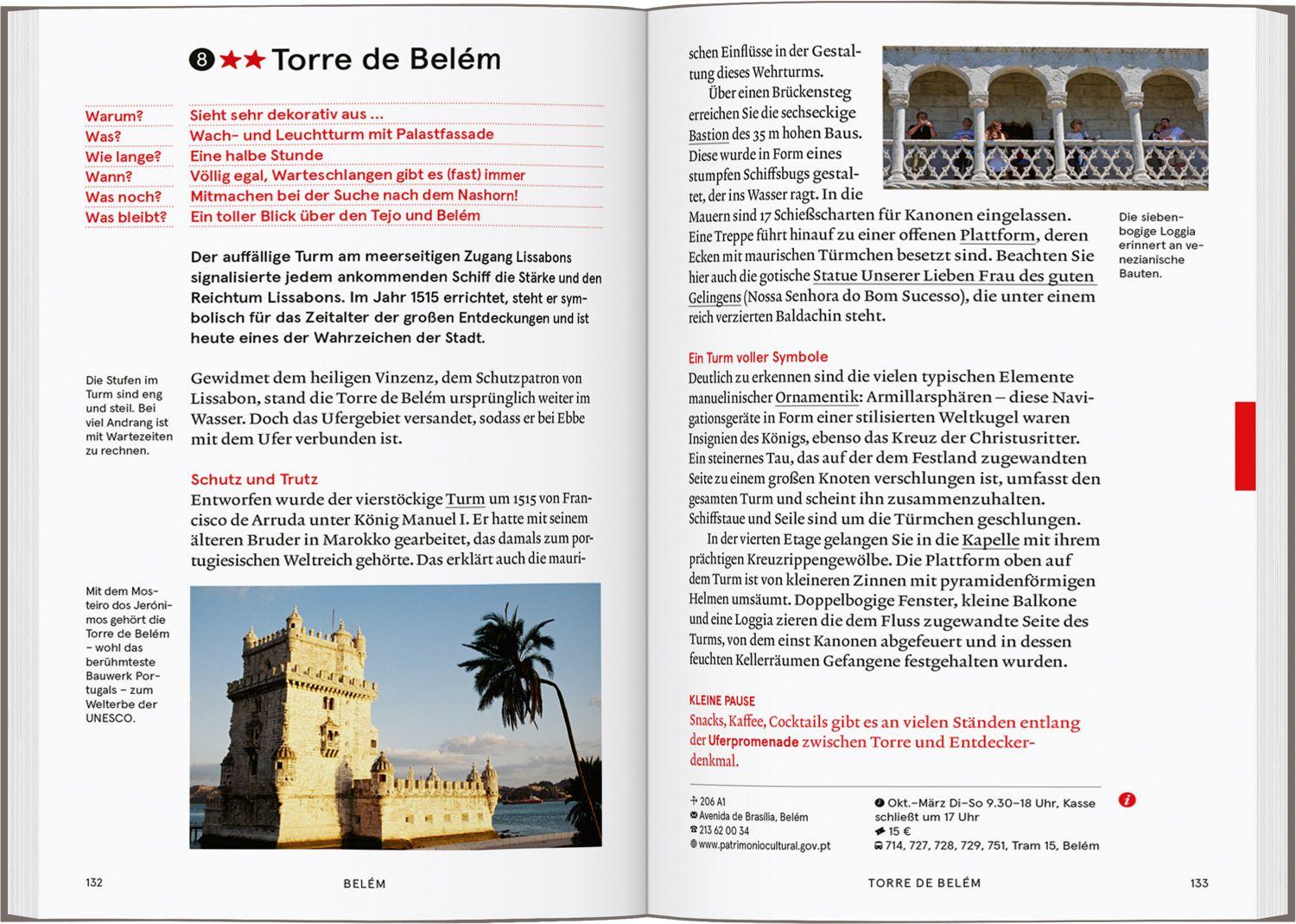 Beispielinhalt (Bild) Baedeker SMART Reiseführer Lissabon