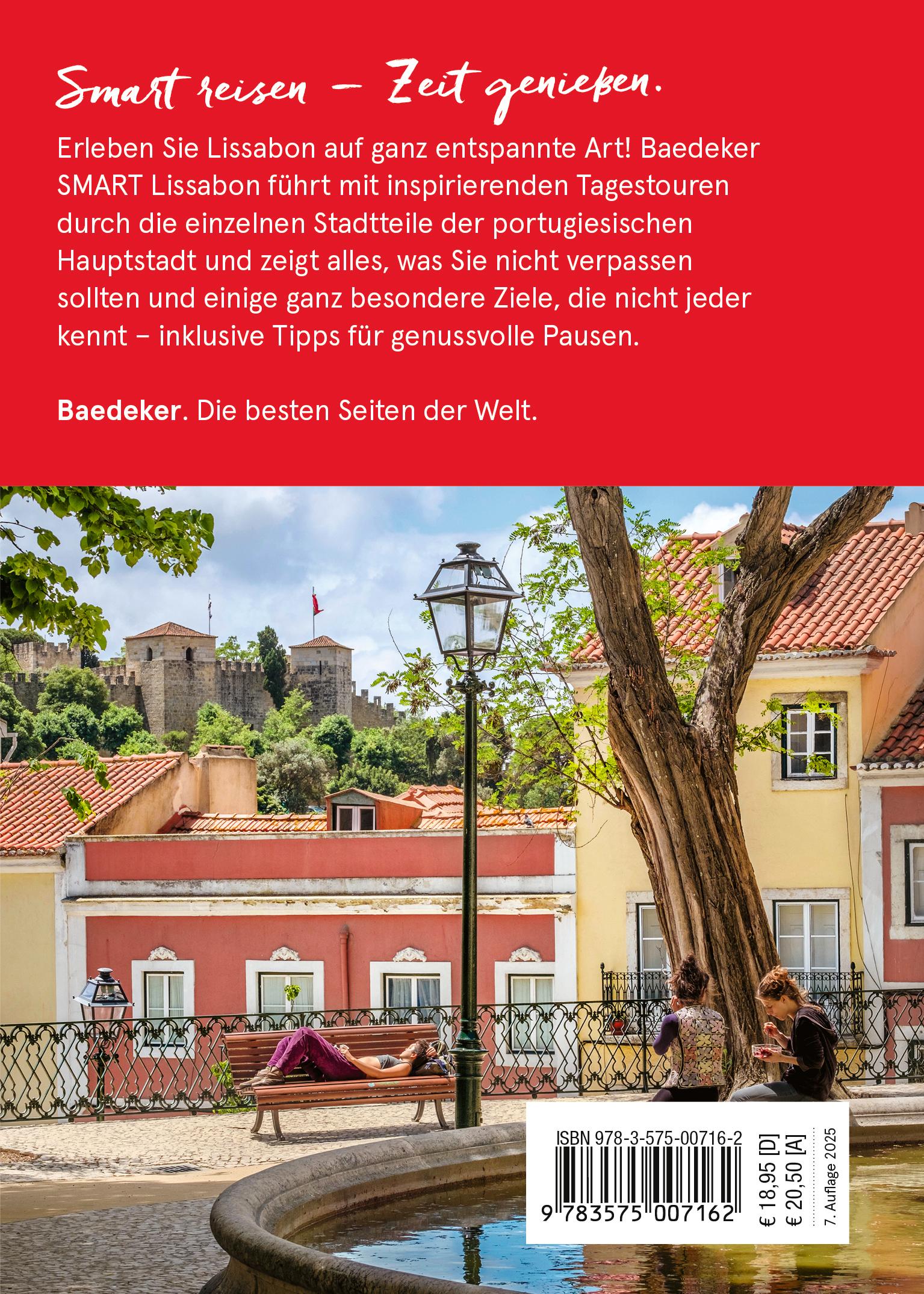 Rückseitencover Baedeker SMART Reiseführer Lissabon