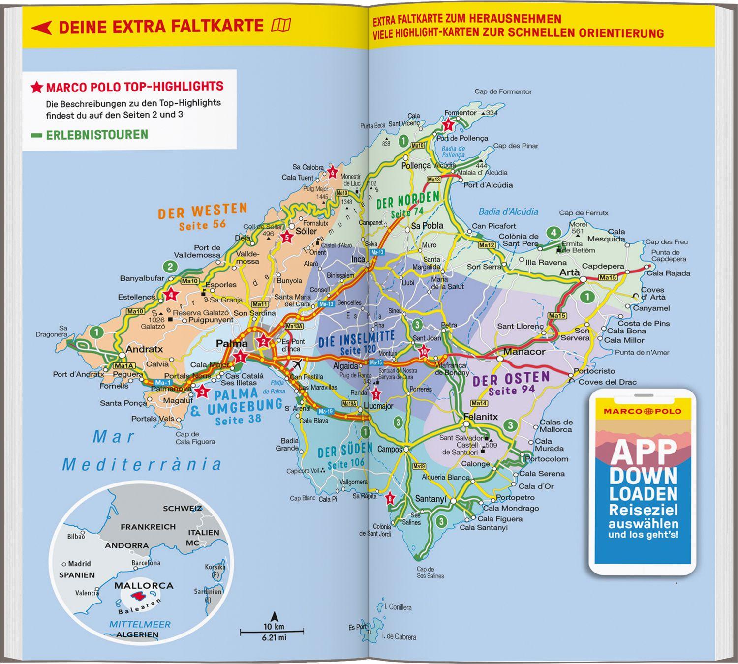 Beispielinhalt (Bild) MARCO POLO Reiseführer Mallorca