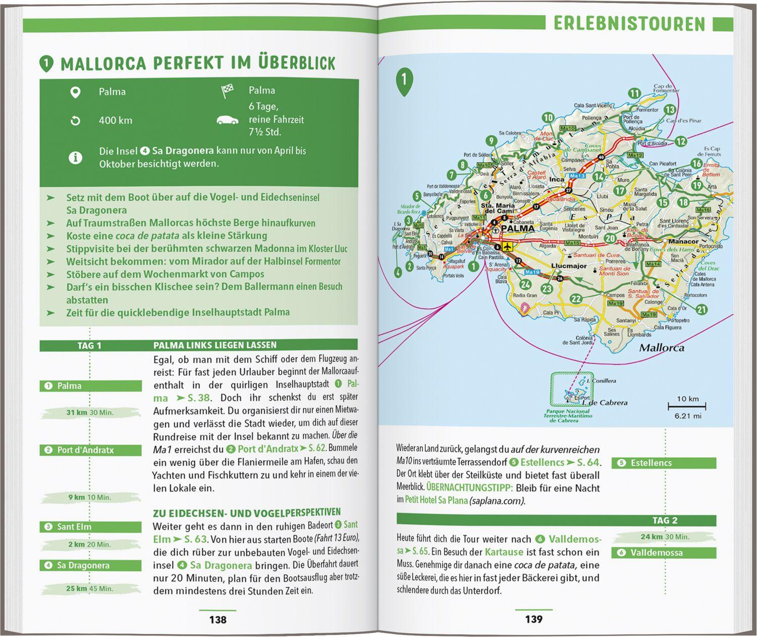 Beispielinhalt (Bild) MARCO POLO Reiseführer Mallorca