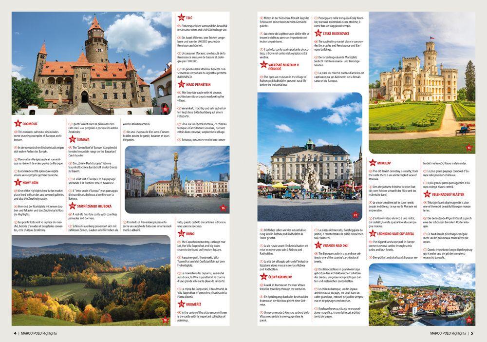 Beispielinhalt (Bild) MARCO POLO Reiseatlas Tschechische Republik 1:200.000