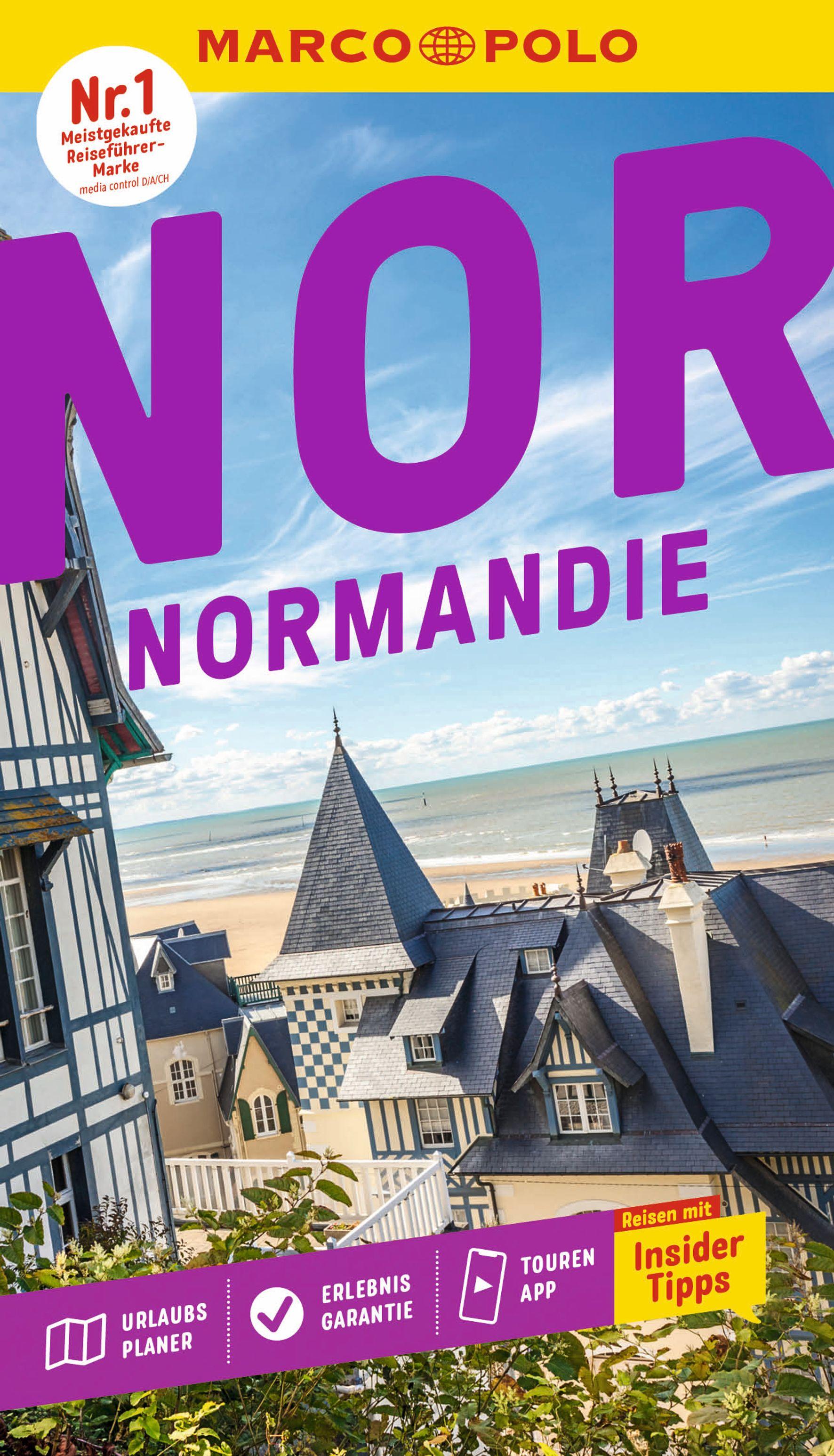Vorderes Coverbild MARCO POLO Reiseführer Normandie