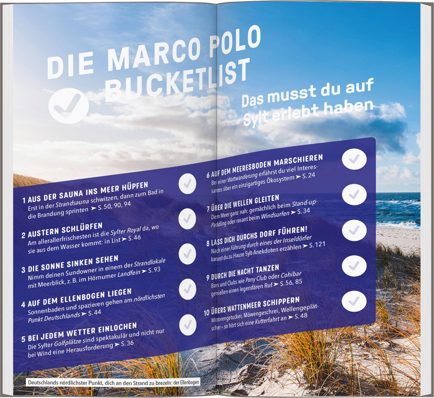 Beispielinhalt (Bild) MARCO POLO Reiseführer Sylt
