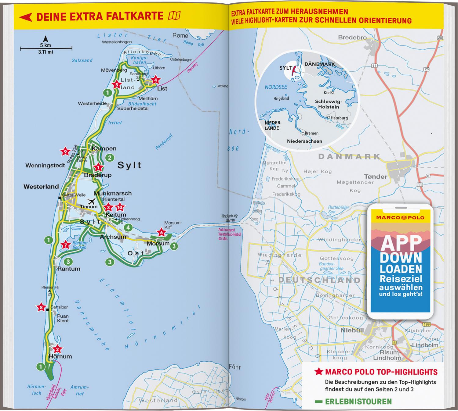 Beispielinhalt (Bild) MARCO POLO Reiseführer Sylt