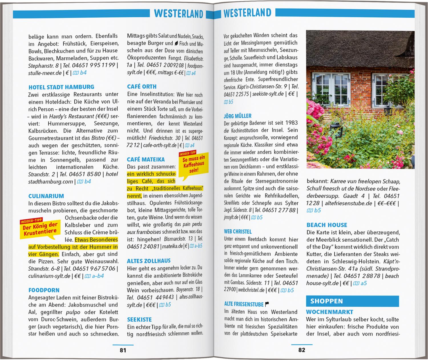 Beispielinhalt (Bild) MARCO POLO Reiseführer Sylt