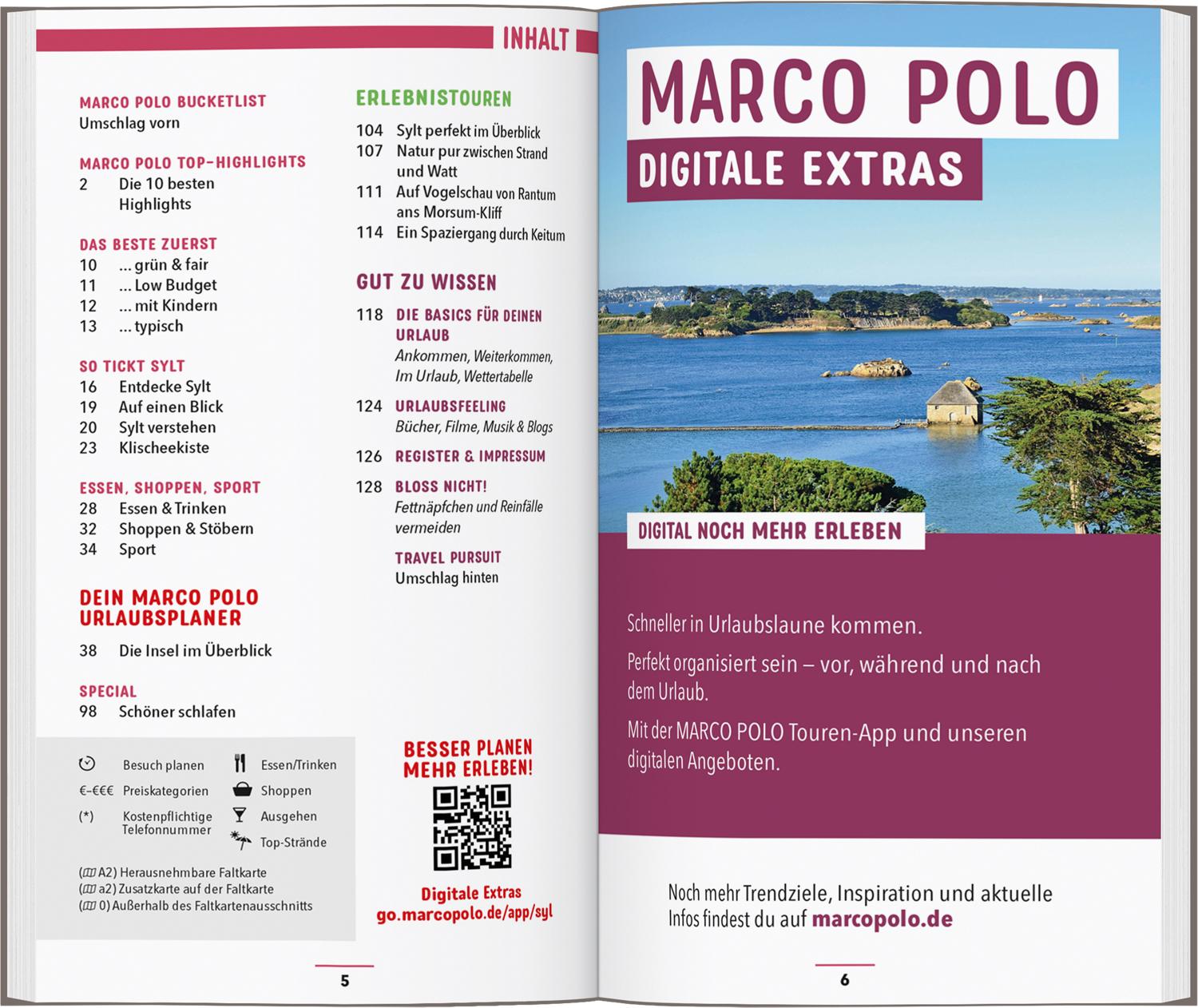 Beispielinhalt (Bild) MARCO POLO Reiseführer Sylt