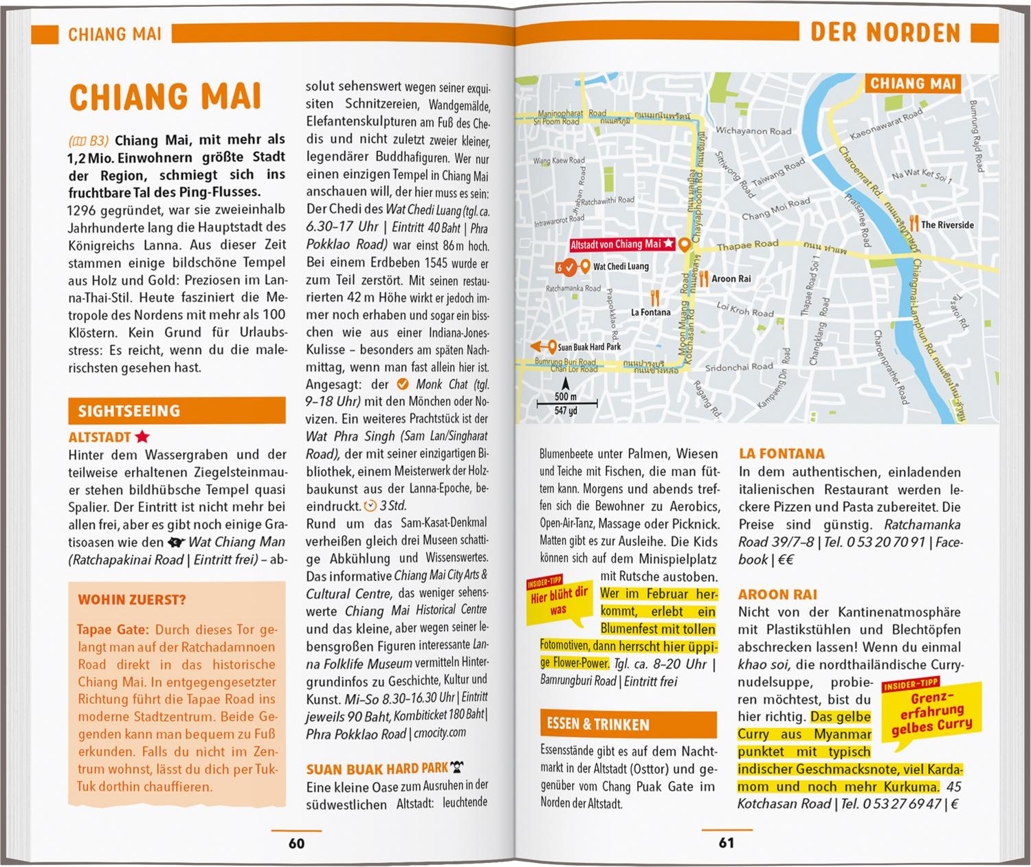 Beispielinhalt (Bild) MARCO POLO Reiseführer Thailand