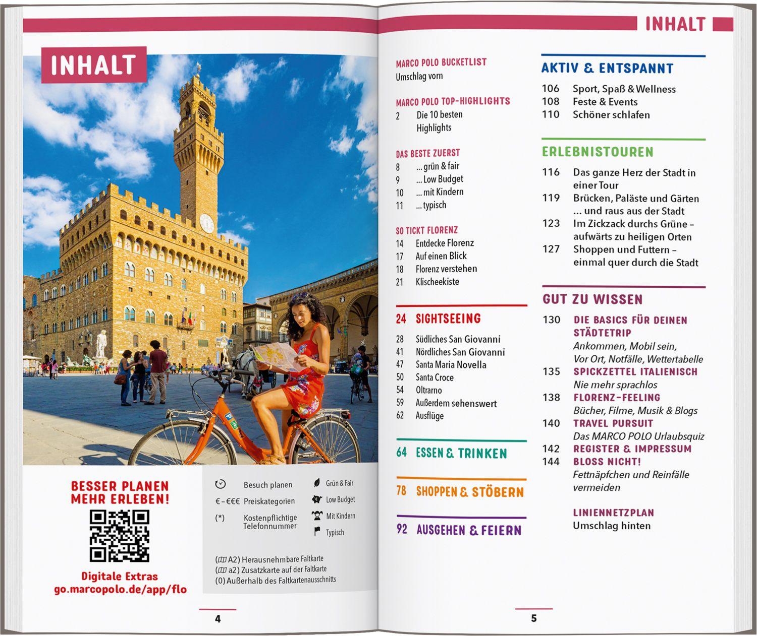 Beispielinhalt (Bild) MARCO POLO Reiseführer Florenz