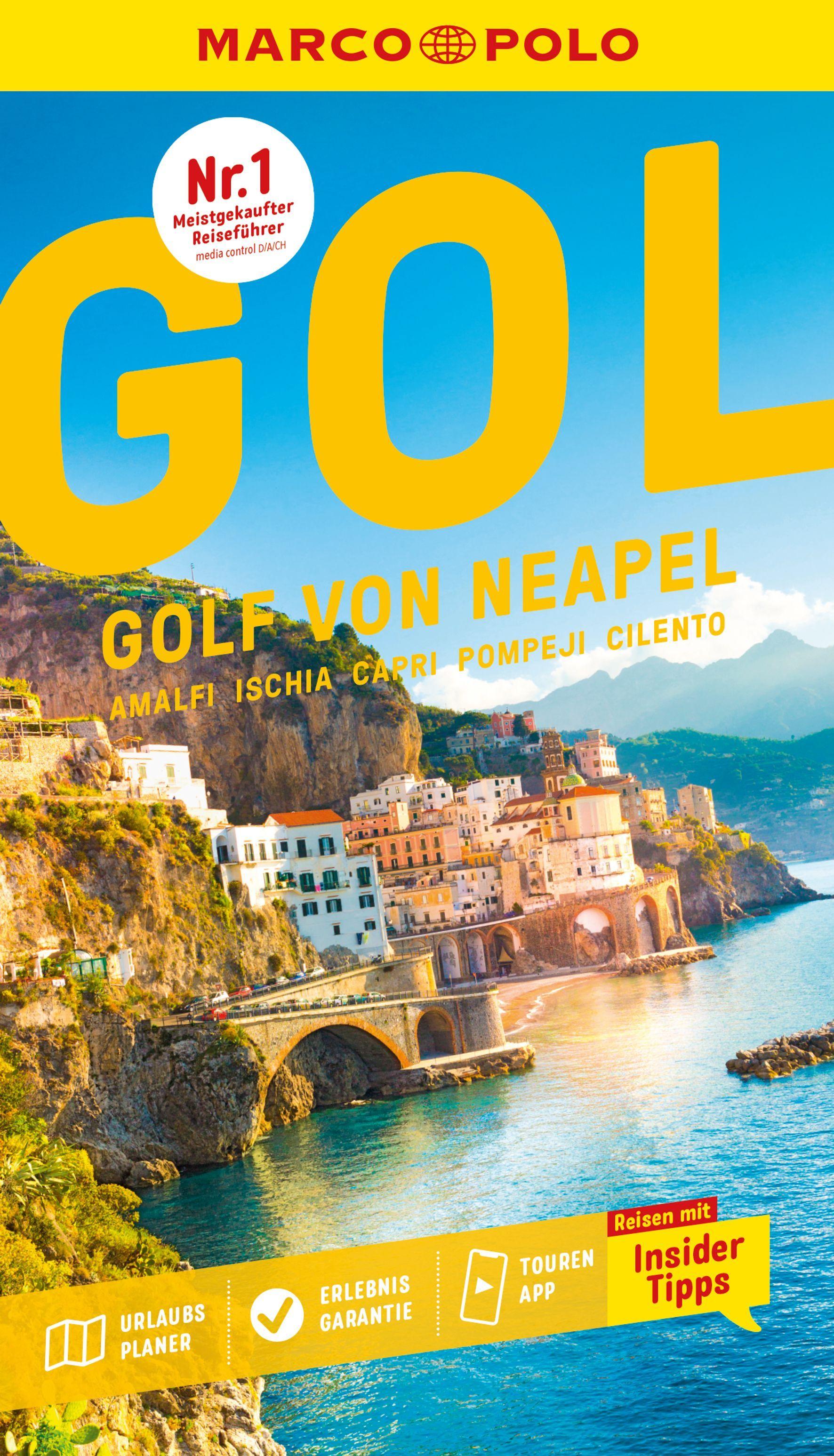 Vorderes Coverbild MARCO POLO Reiseführer Golf von Neapel, Amalfi, Ischia, Capri, Pompeji, Cilento