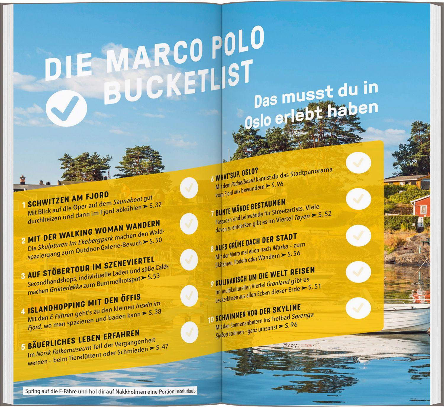 Beispielinhalt (Bild) MARCO POLO Reiseführer Oslo