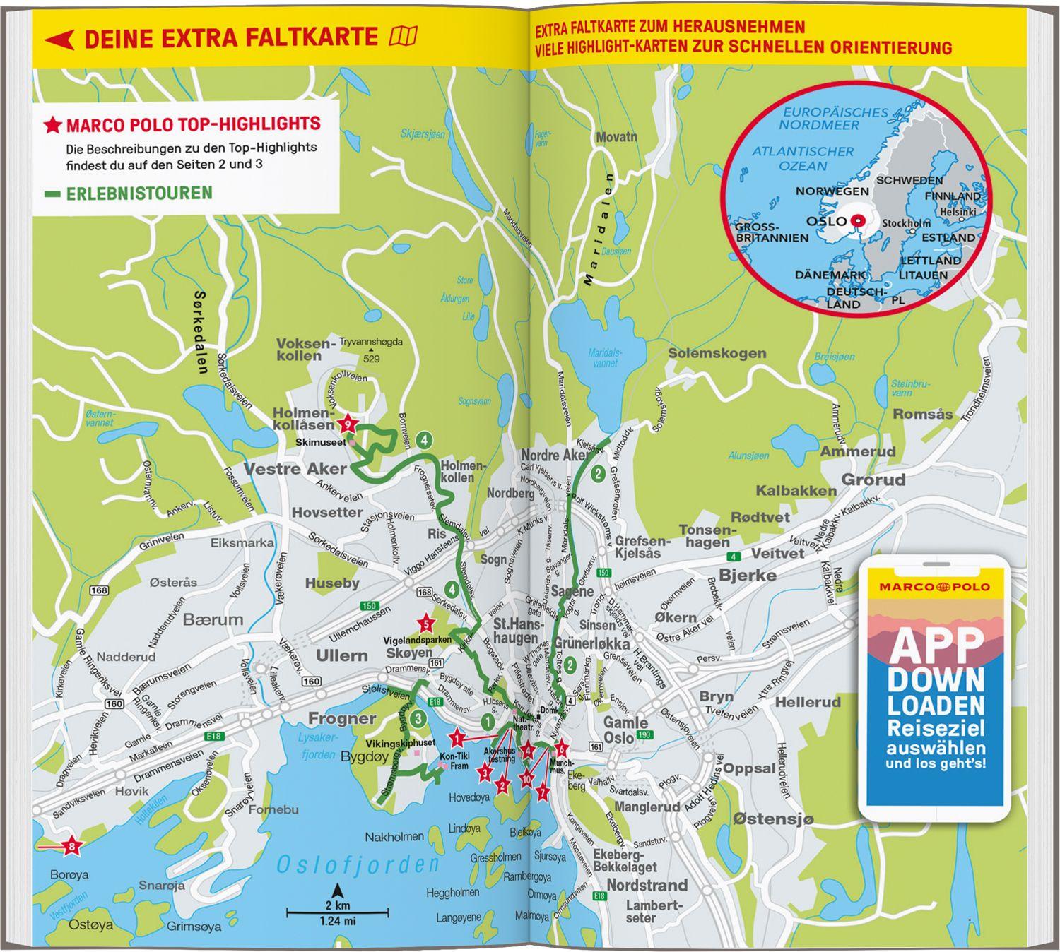 Beispielinhalt (Bild) MARCO POLO Reiseführer Oslo
