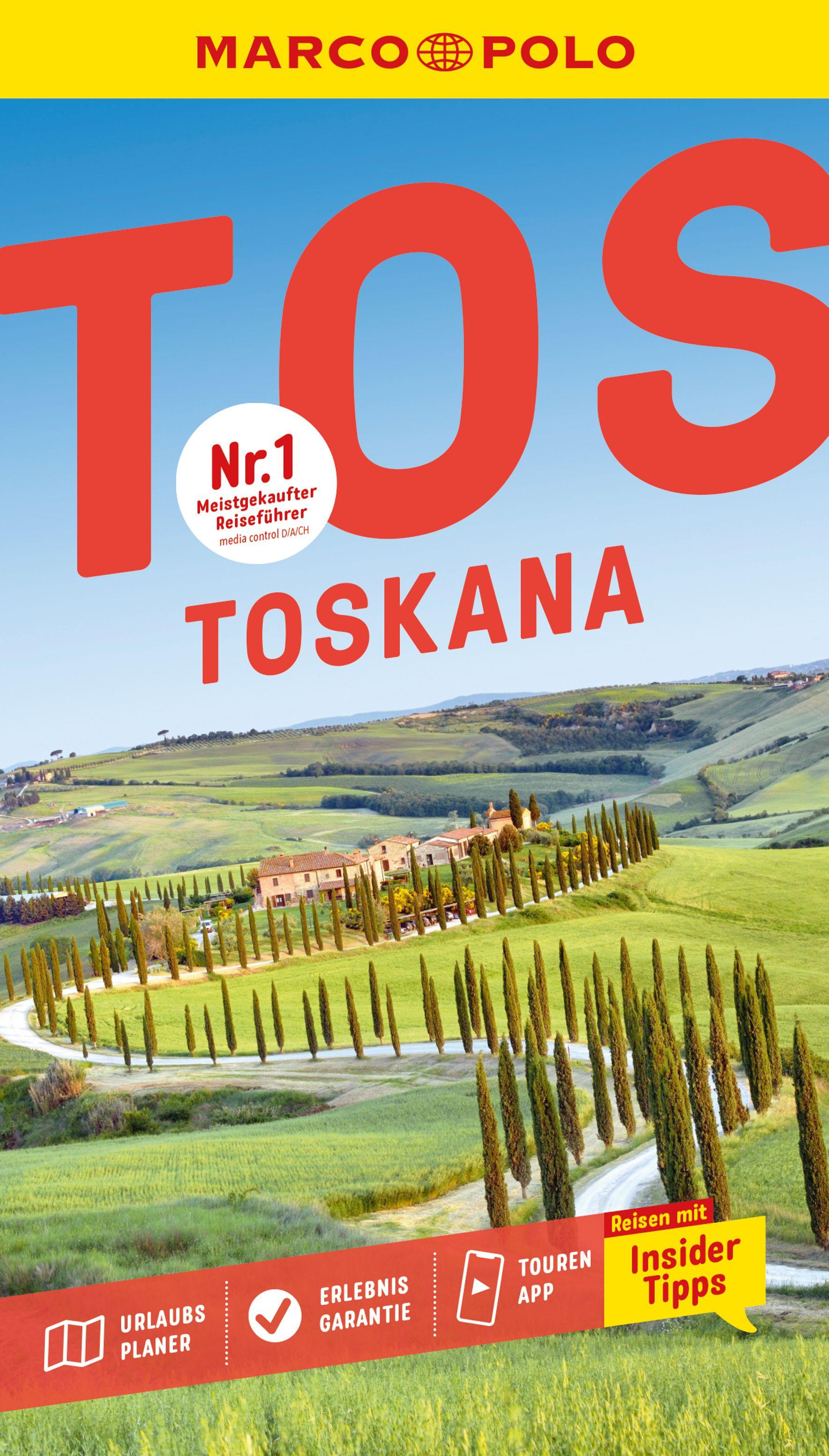 Vorderes Coverbild MARCO POLO Reiseführer Toskana