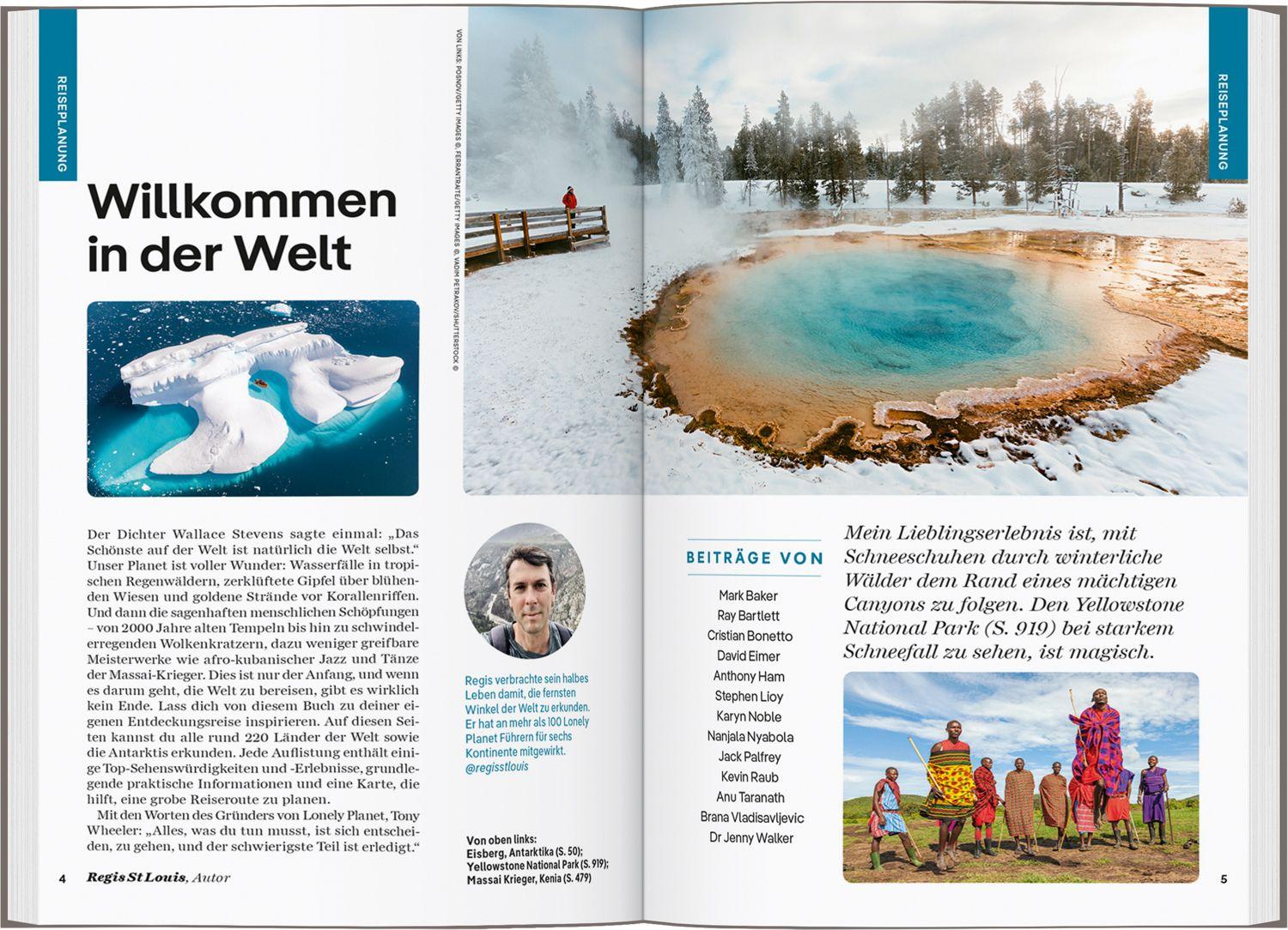 Beispielinhalt (Bild) LONELY PLANET Reiseführer Die Welt