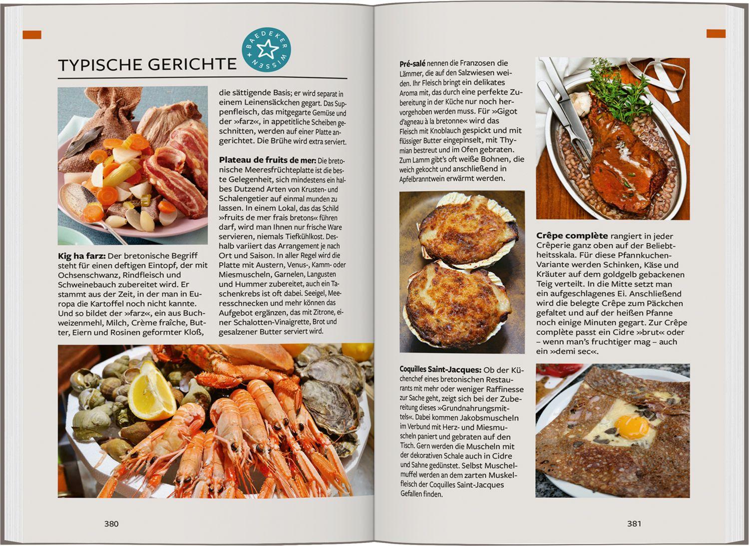 Beispielinhalt (Bild) Baedeker Reiseführer Bretagne