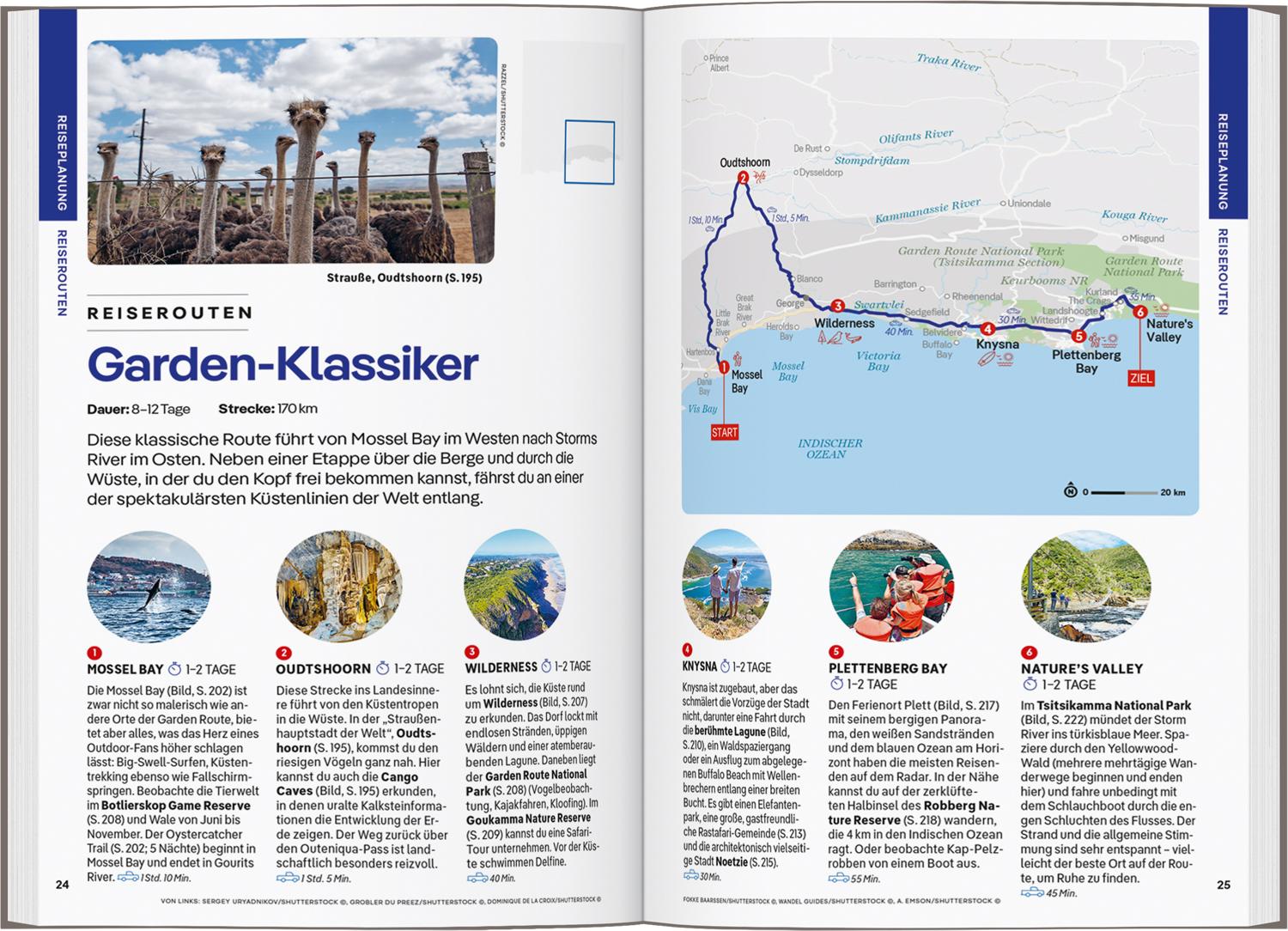 Beispielinhalt (Bild) LONELY PLANET Reiseführer Kapstadt & Garden Route