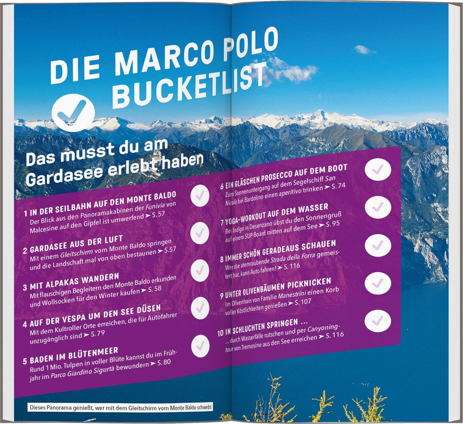 Beispielinhalt (Bild) MARCO POLO Reiseführer Gardasee