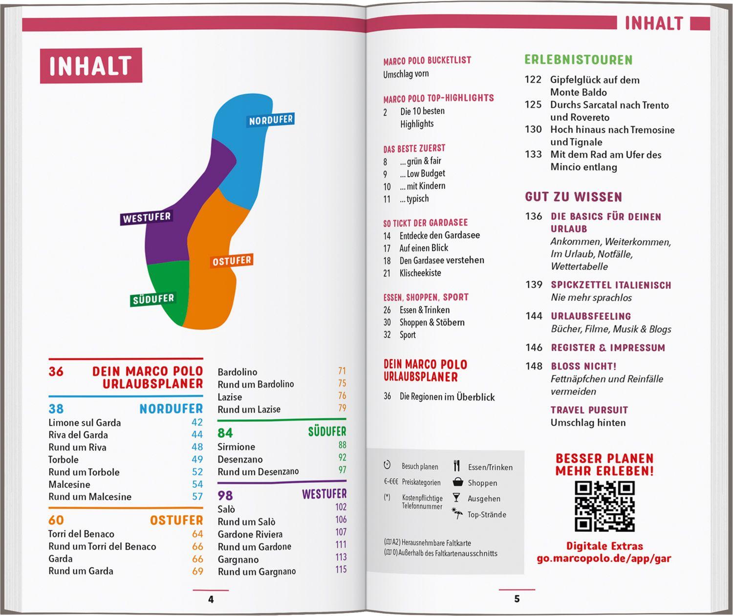 Beispielinhalt (Bild) MARCO POLO Reiseführer Gardasee