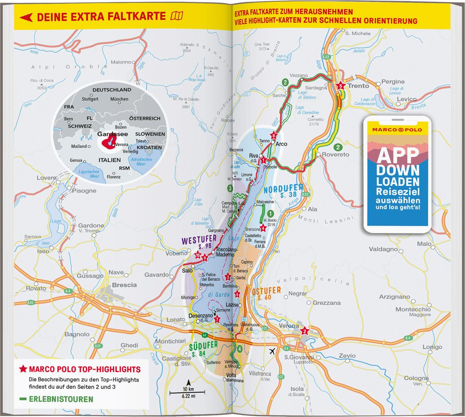 Beispielinhalt (Bild) MARCO POLO Reiseführer Gardasee