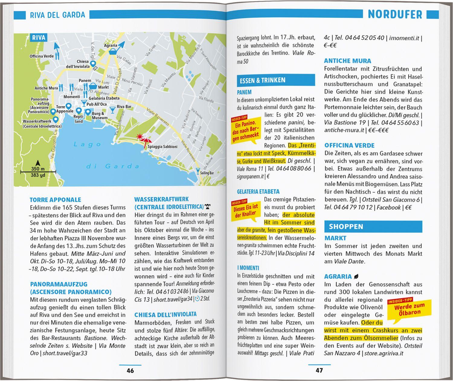 Beispielinhalt (Bild) MARCO POLO Reiseführer Gardasee
