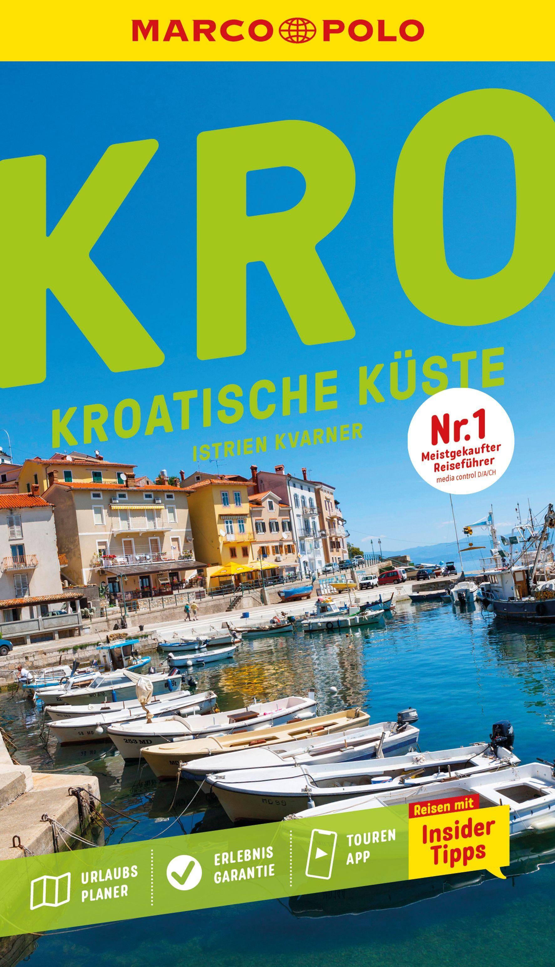 Vorderes Coverbild MARCO POLO Reiseführer Kroatische Küste Istrien, Kvarner