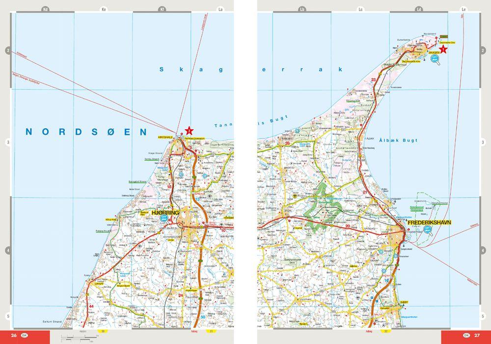 Beispielinhalt (Bild) MARCO POLO Reiseatlas Dänemark 1:200.000