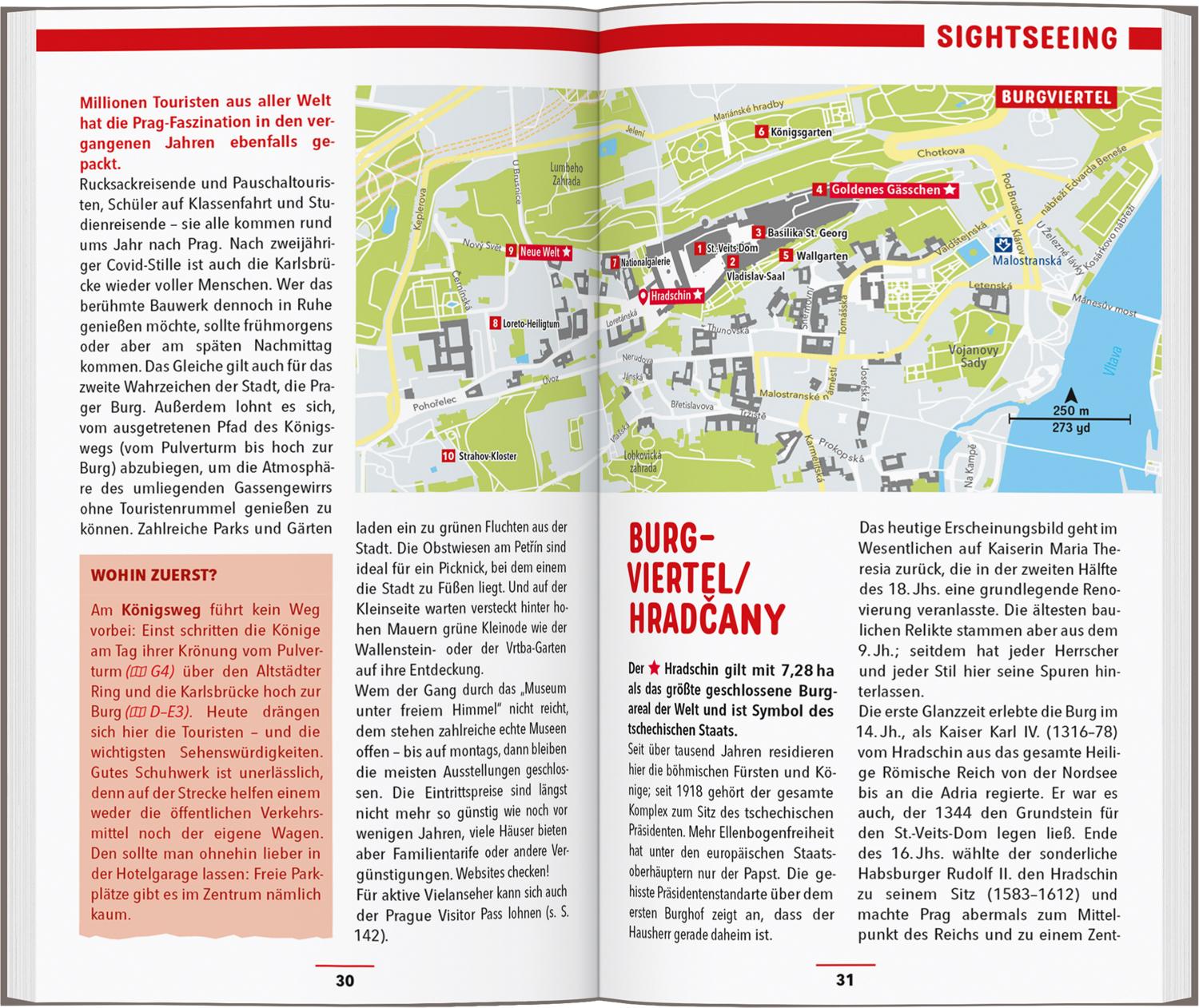 Beispielinhalt (Bild) MARCO POLO Reiseführer Prag
