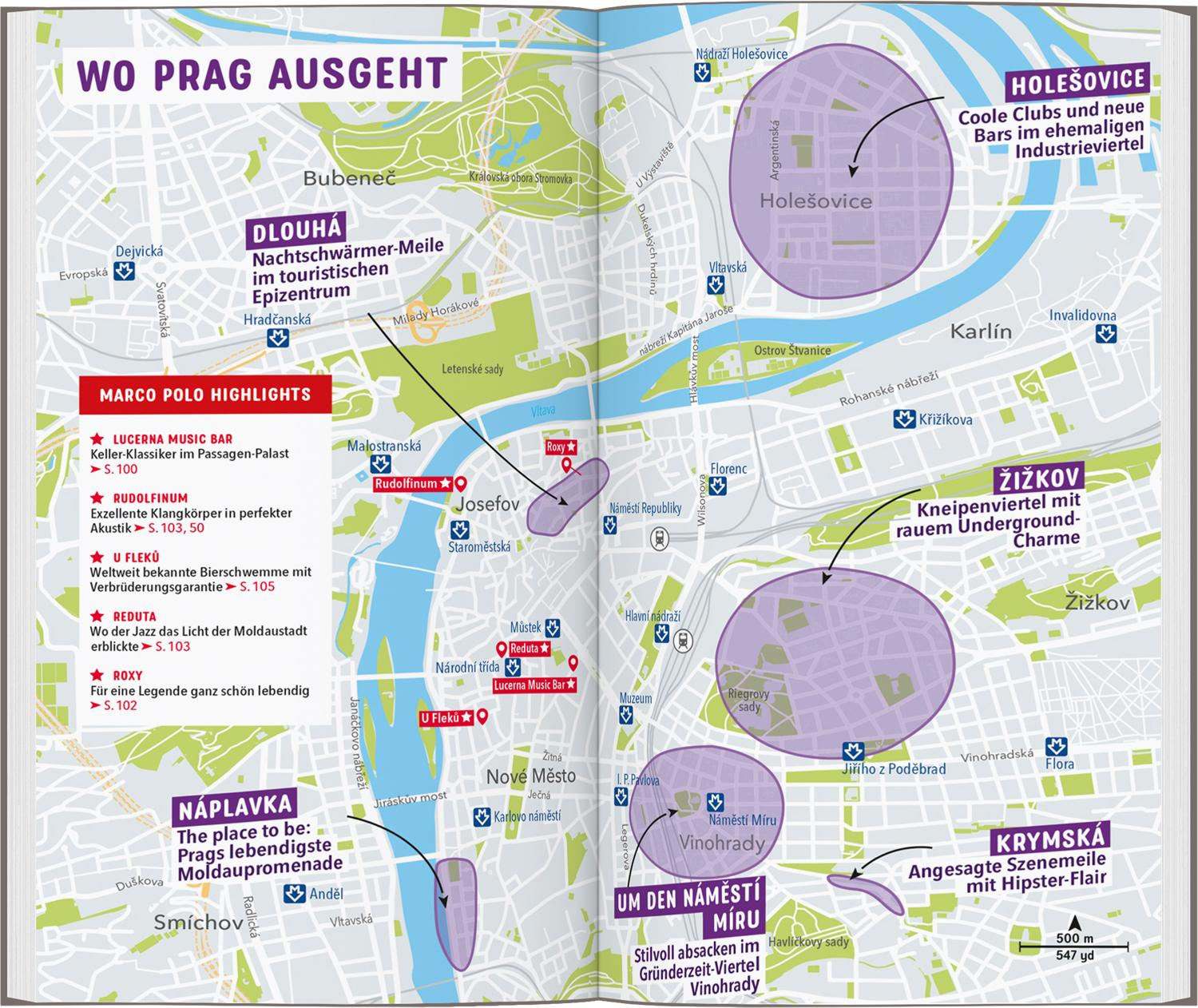 Beispielinhalt (Bild) MARCO POLO Reiseführer Prag