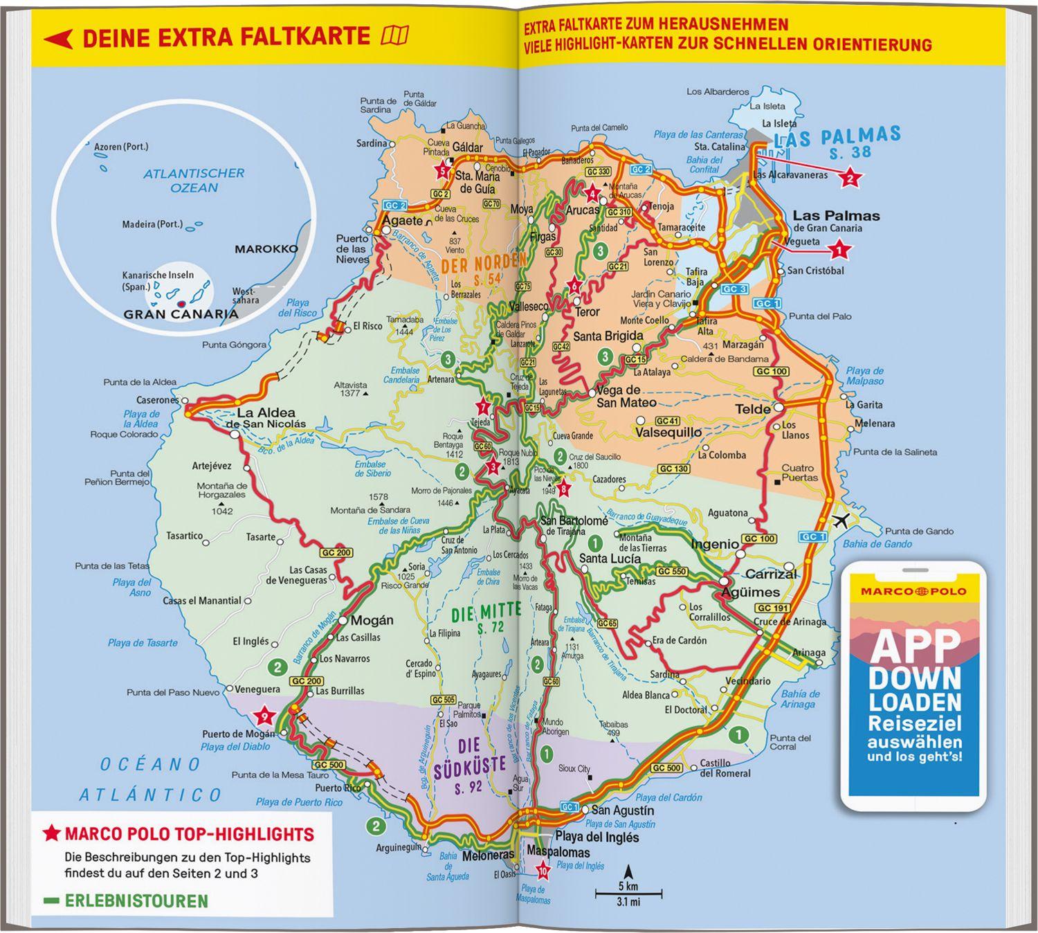 Beispielinhalt (Bild) MARCO POLO Reiseführer Gran Canaria