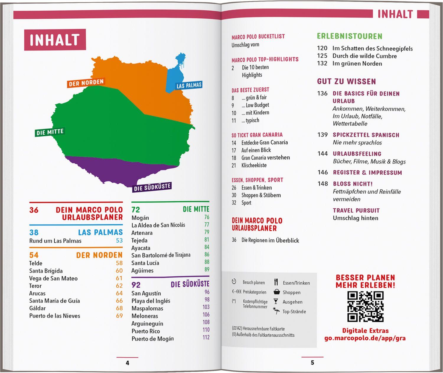 Beispielinhalt (Bild) MARCO POLO Reiseführer Gran Canaria