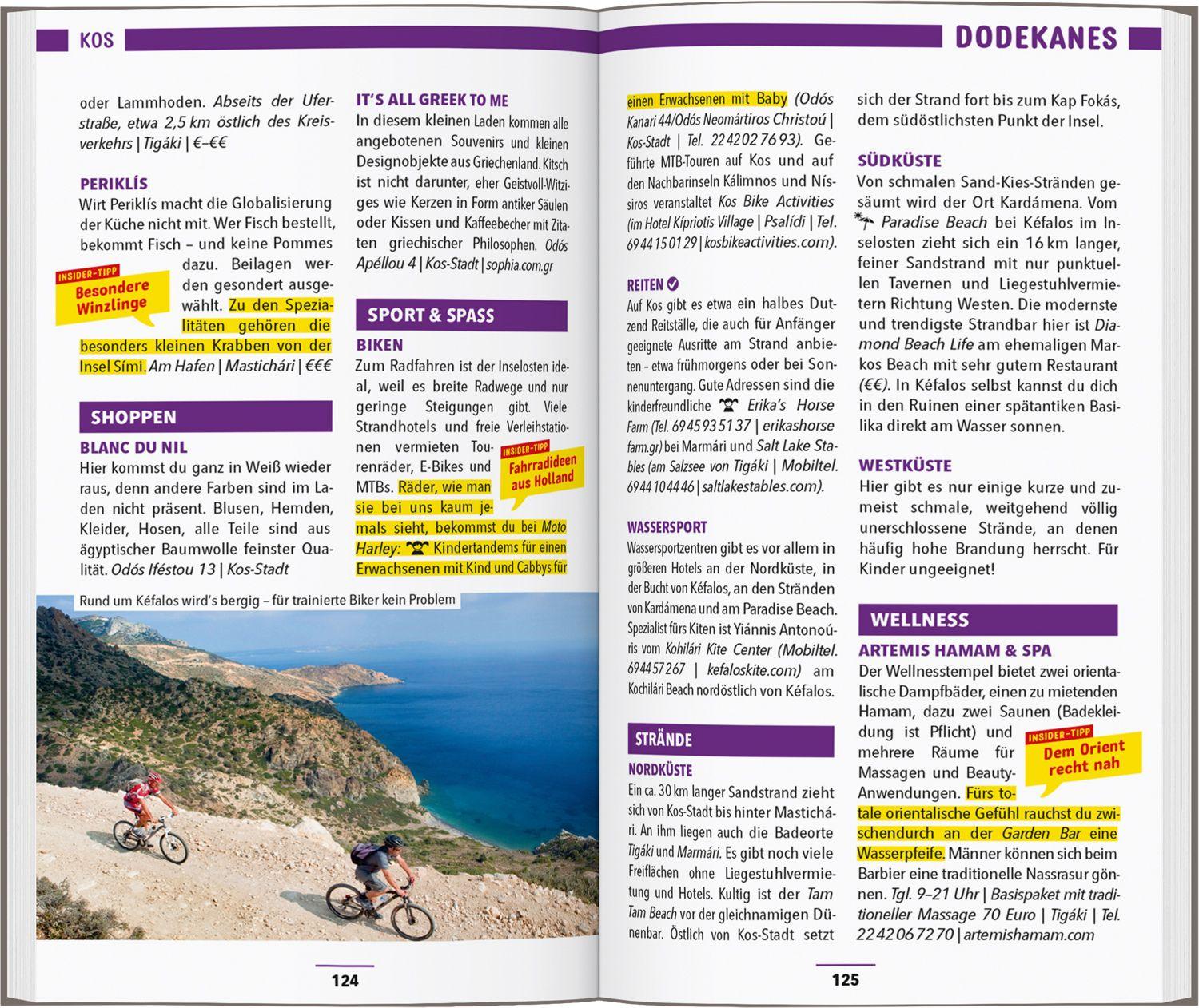 Beispielinhalt (Bild) MARCO POLO Reiseführer Griechische Inseln, Ägäis